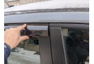 Дефлектори HAVOC накладні для Nissan Leaf (2010–2017)