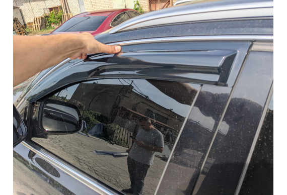 Дефлектори HAVOC накладні для Audi Q5 2008-2017