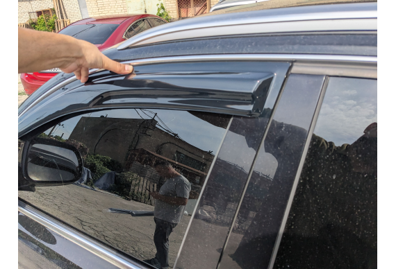 Дефлектори HAVOC накладні для Audi Q5 2008-2017