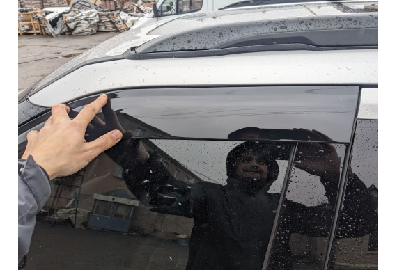 Дефлектори HAVOC накладні для Ford Explorer 2010-2019