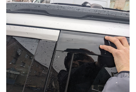 Дефлектори HAVOC накладні для Ford Explorer 2010-2019