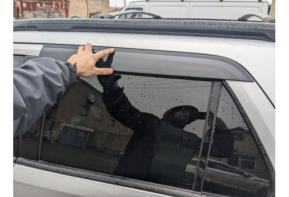 Дефлектори HAVOC накладні для Ford Explorer 2010-2019