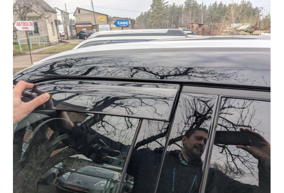 Дефлектори HAVOC накладні для Toyota Highlander 2019 -> 