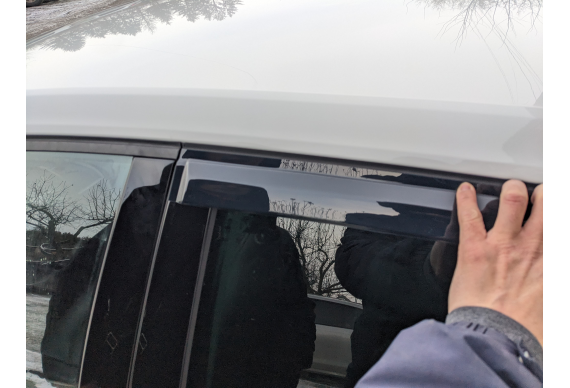Дефлектори HAVOC накладні для Volkswagen Golf-7 2012-2018 HB