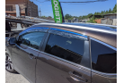 Дефлектори HAVOC накладні для Honda CRV 2012-2017 з Хром Молдингом