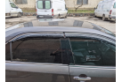 Дефлектори HAVOC накладні для Toyota Camry 50/55 2012-2017 Euro з Хромованим Молдингом