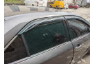 Дефлектори HAVOC накладні для Toyota Camry 50/55 2012-2017 Euro з Хромованим Молдингом