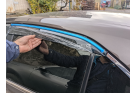 Дефлектори HAVOC накладні для Toyota Camry 70 2018 -> з Хромованим Молдингом