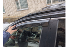 Дефлектори HAVOC накладні для Toyota Rav-4 2019 -> з Хромованим Молдингом