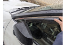 Дефлектори HAVOC накладні для Toyota Rav-4 2019 -> з Хромованим Молдингом