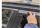 Дефлектори HAVOC накладні для Toyota Rav-4 2019 -> з Хромованим Молдингом