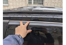 Дефлектори HAVOC накладні для Toyota Rav-4 2019 -> з Хромованим Молдингом
