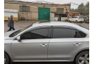 Дефлектори HAVOC накладні для VW Passat B7/B8 USA 2011-2018 з Хромованим Молдингом