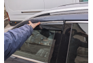 Дефлектори HAVOC накладні для VW Touareg 2010-2018 з Хром Молдингом