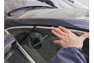 Дефлектори HAVOC накладні для VW Touareg 2010-2018 з Хром Молдингом