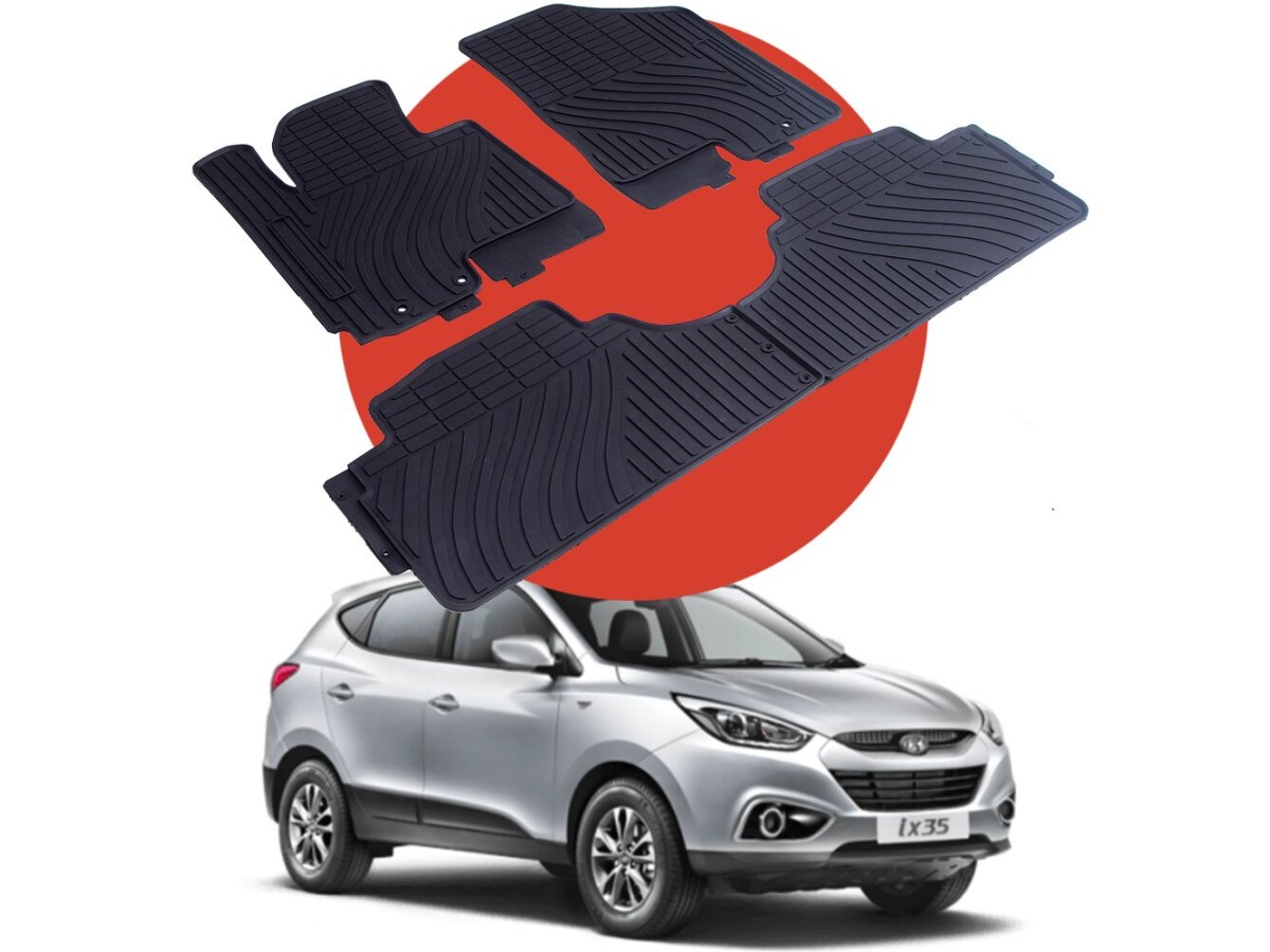 Hyundai ix35 c 2010 по 2015 Оригінальні килимки HAVOC гумові в салон повний комплект