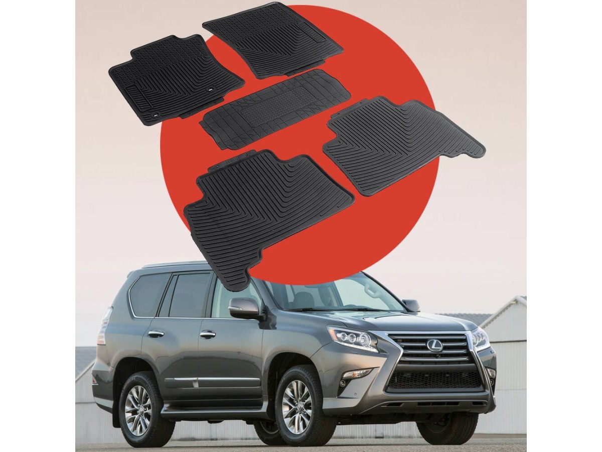 LEXUS GX460 2017 2018 2019 2020 Оригінальні килимки HAVOC гумові в салон повний комплект