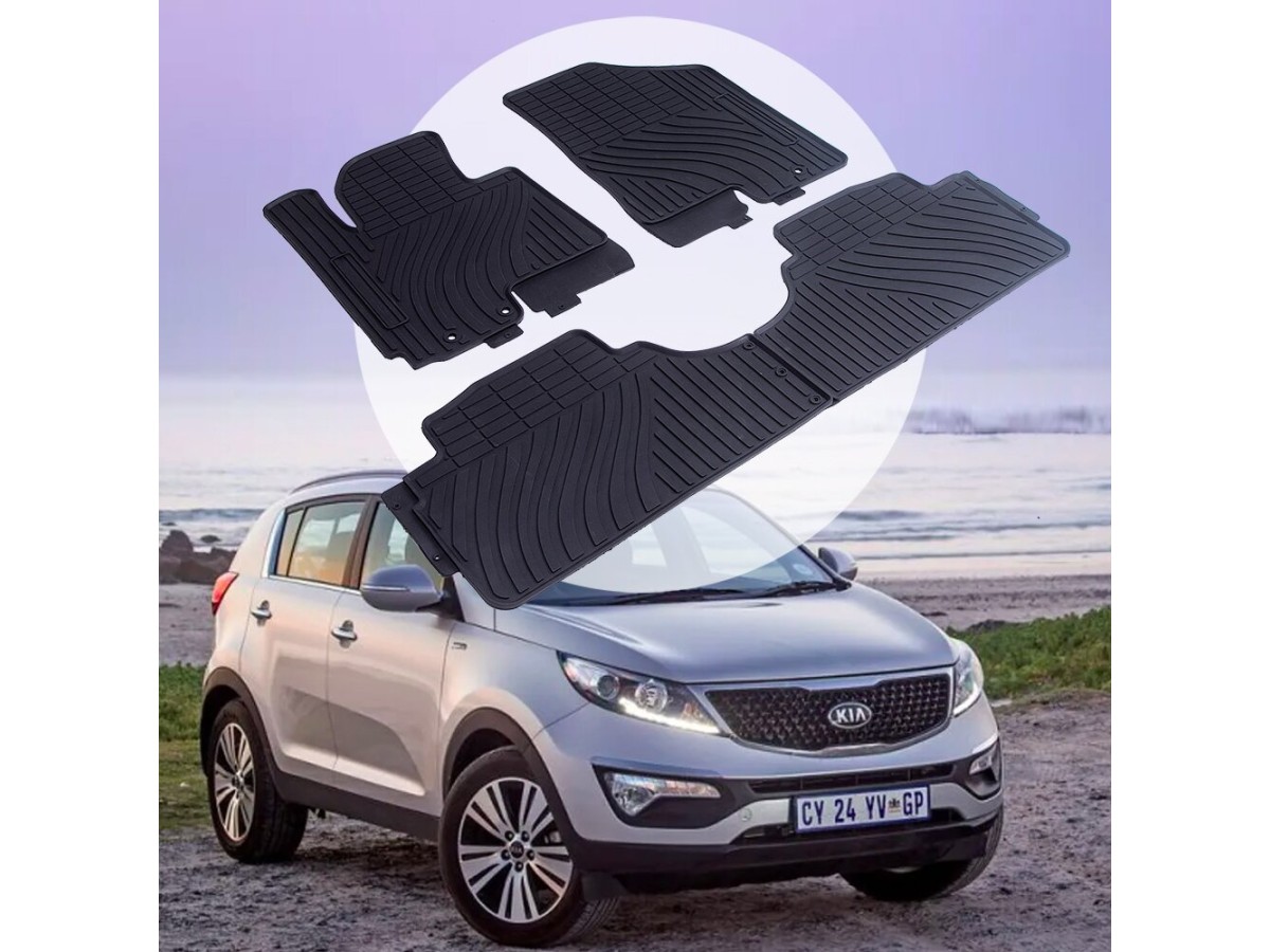Kia Sportage з 2010 по 2015 Оригінальні килимки HAVOC гумові в салон повний комплект