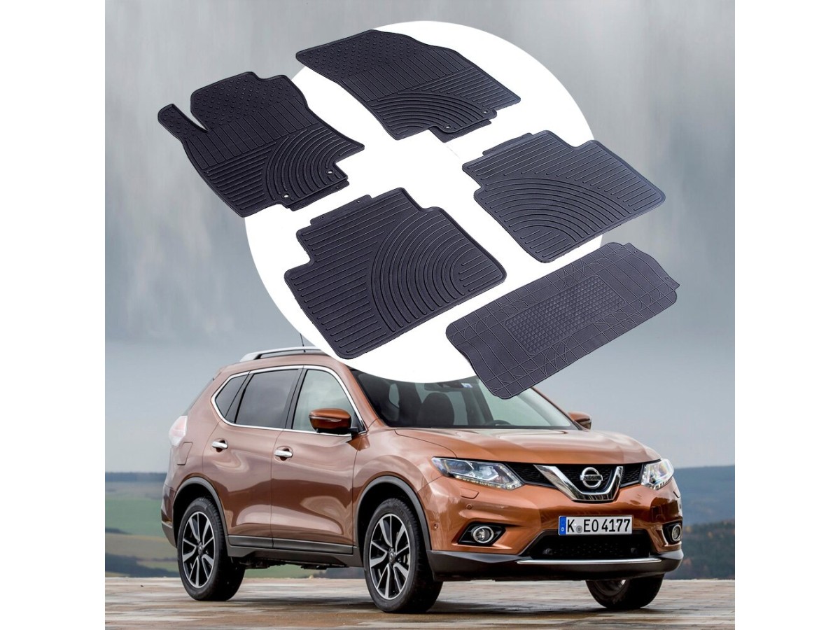 Nissan X-Trail T32 з 2014 Оригінальні килимки HAVOC гумові в салон повний комплект