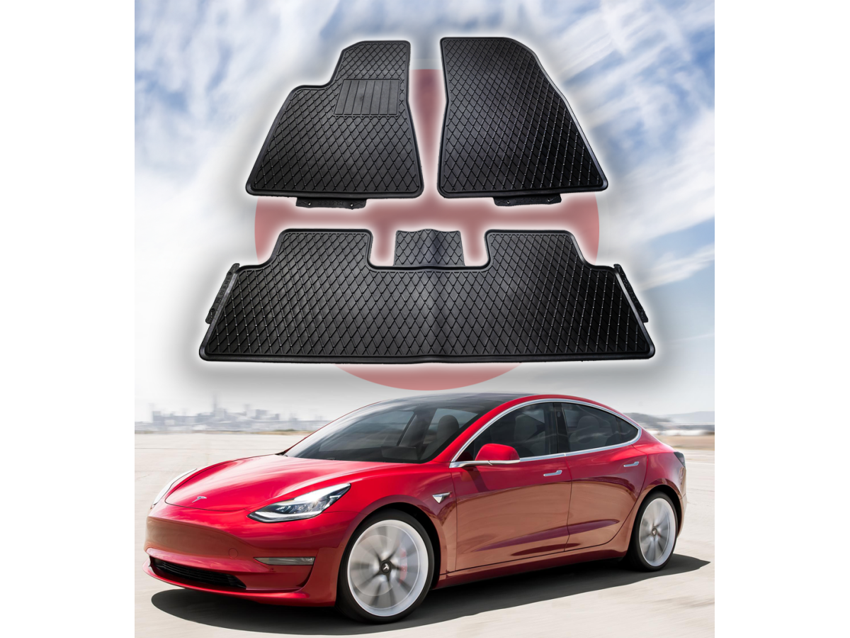 Tesla Model 3 2017-2024 Оригінальні килимки HAVOC v2