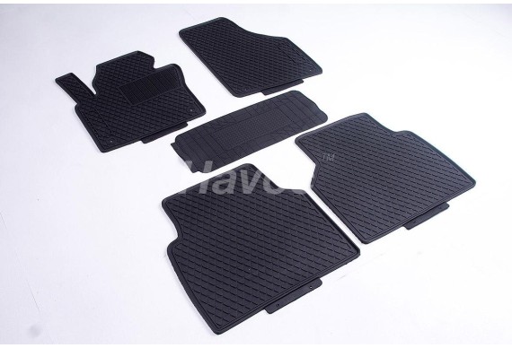 VW Tiguan з 2007 по 2016 Оригінальні килимки HAVOC гумові в салон повний комплект