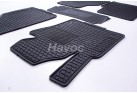 VW Tiguan з 2007 по 2016 Оригінальні килимки HAVOC гумові в салон повний комплект