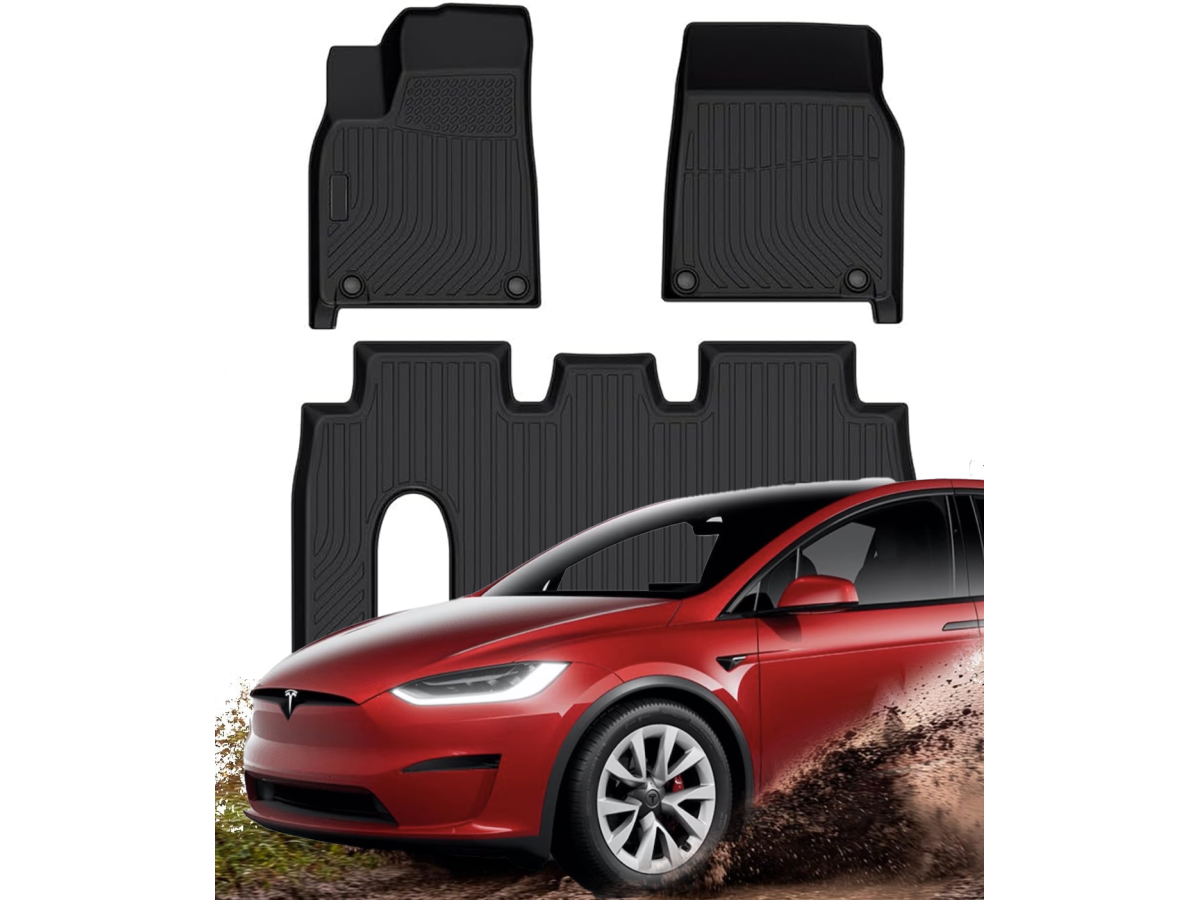 Килимки Tesla Model X 2022–2024 6 seater HAVOC Maximum Coverage
