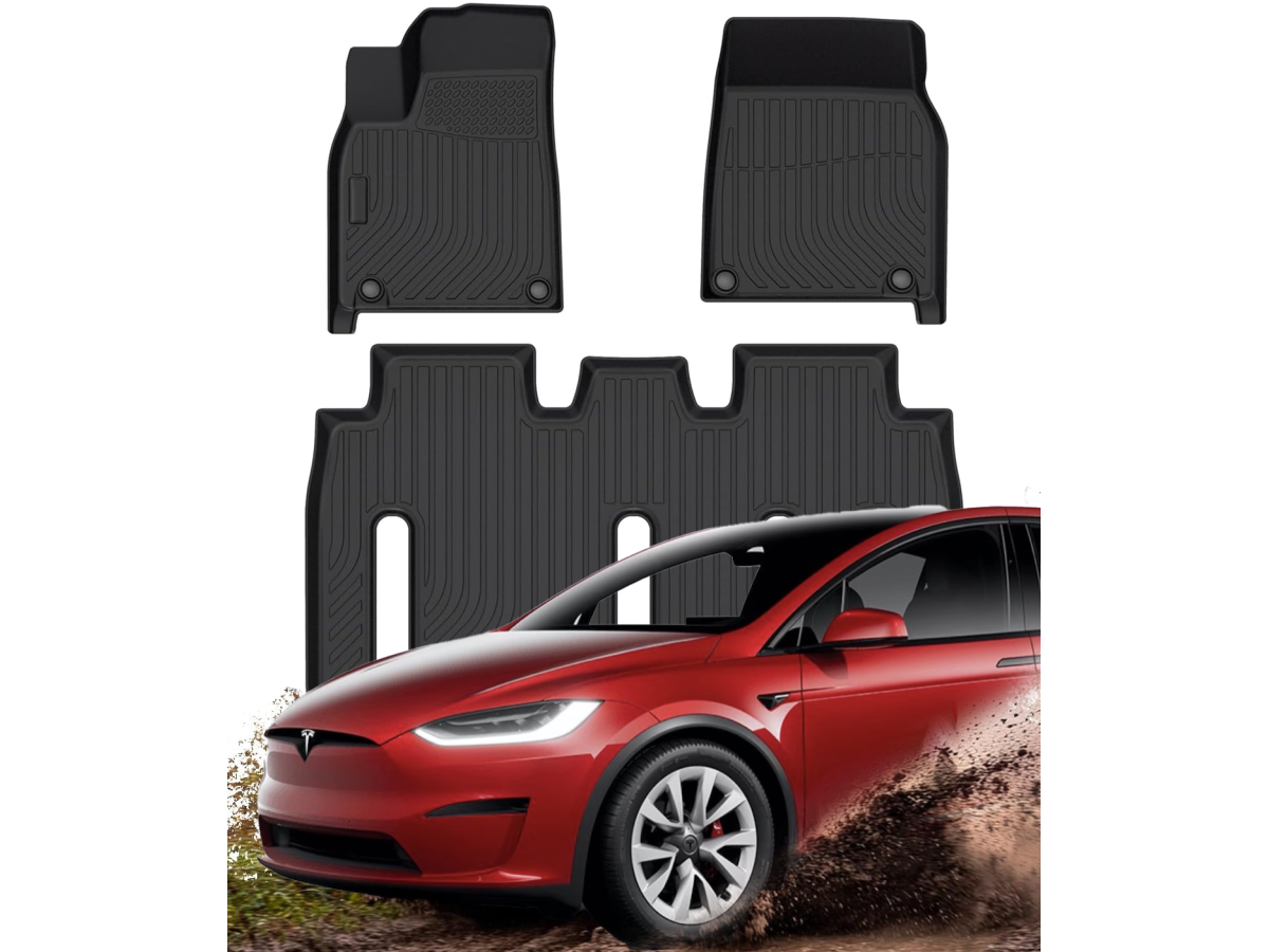 Килимки Tesla Model X 2022–2024 7 Seater HAVOC Maximum Coverage