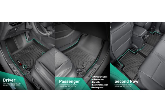 Килимки Lexus NX 2022–2026 HAVOC Maximum Coverage