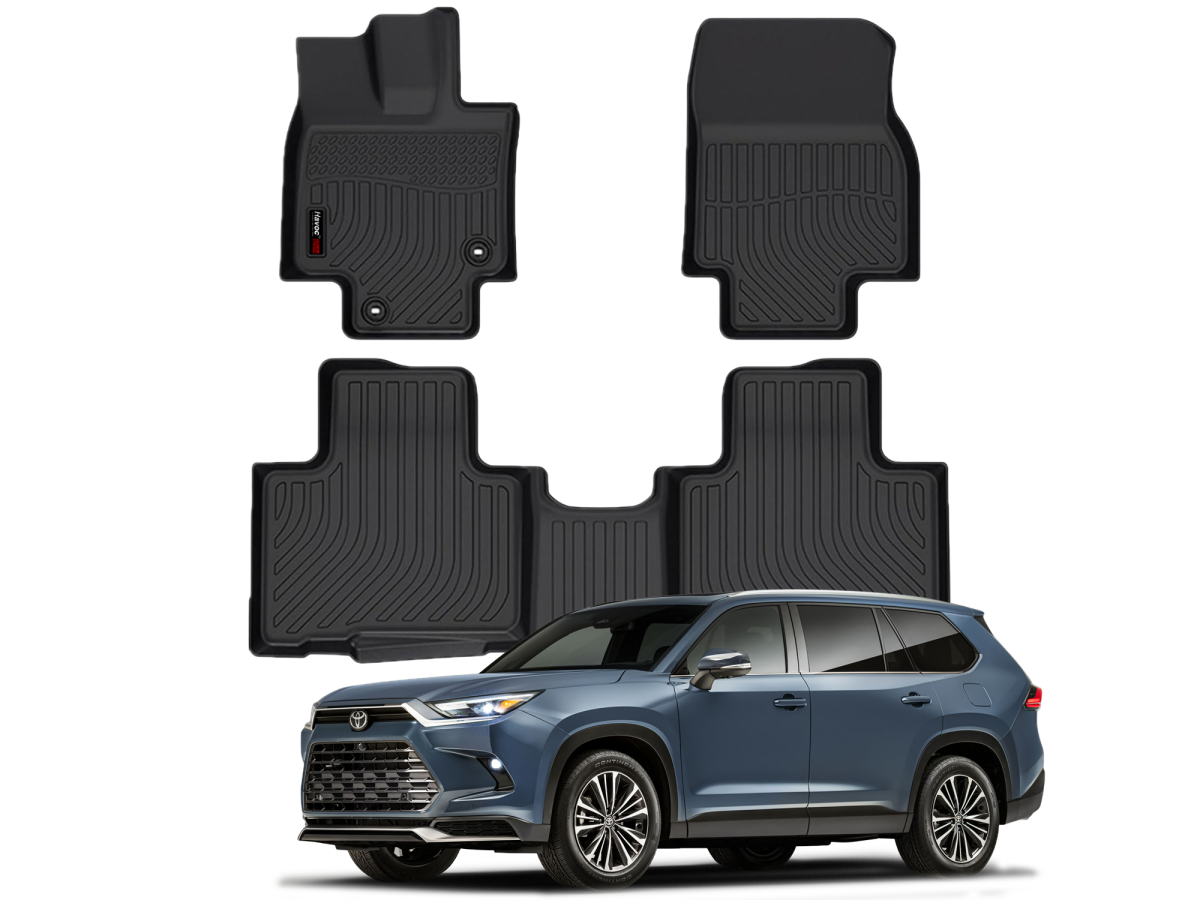 Килимки Toyota Highlander 2 ряди 2020–2025 HAVOC Maximum Coverage