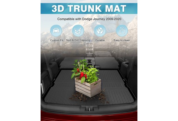 Килимок HAVOC 3D у багажник Dodge Journey I (JC) 2008–2020