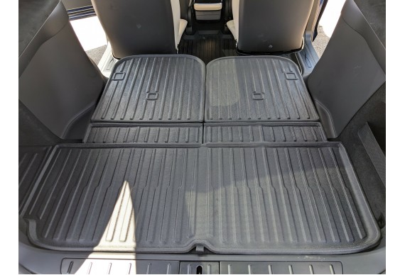 Килимок HAVOC 3D у багажник Tesla Model X I, рестайл 2021–2024, 6 та 7 місць